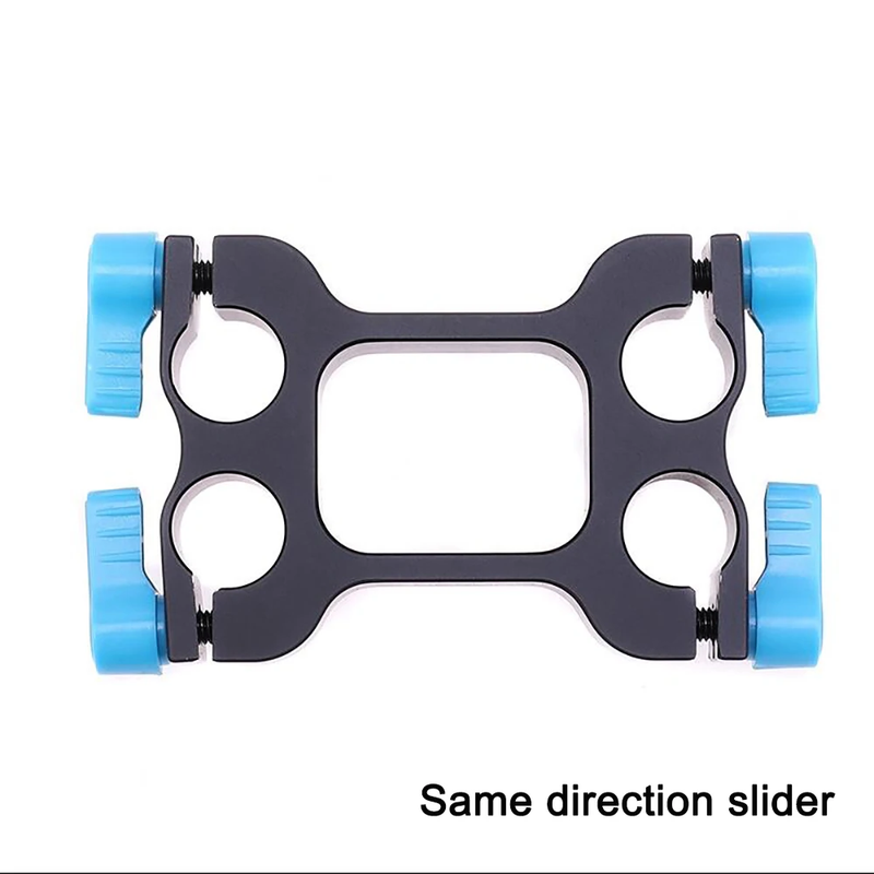 DP3000 Offset Riser Rail Block Rod Clamp for 4Pcs 15Mm Rod DSLR Rig System