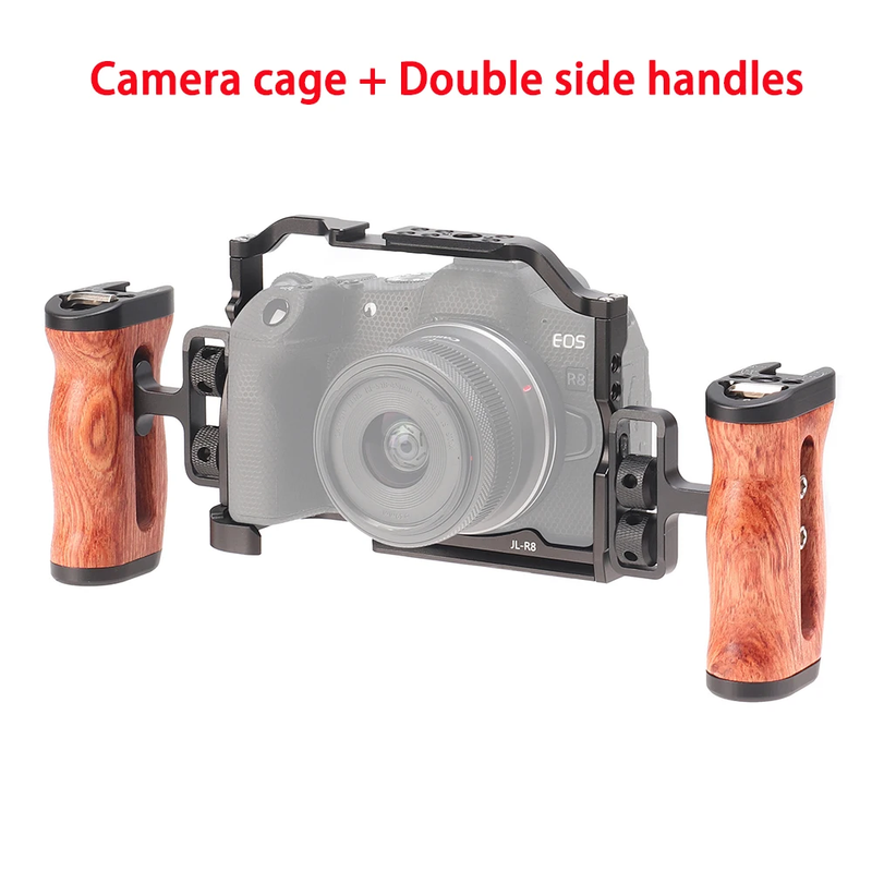 Camera Cage for Canon EOS R8 for EOS RP Portable Aluminum Alloy Cage ARRI 3/8''1/