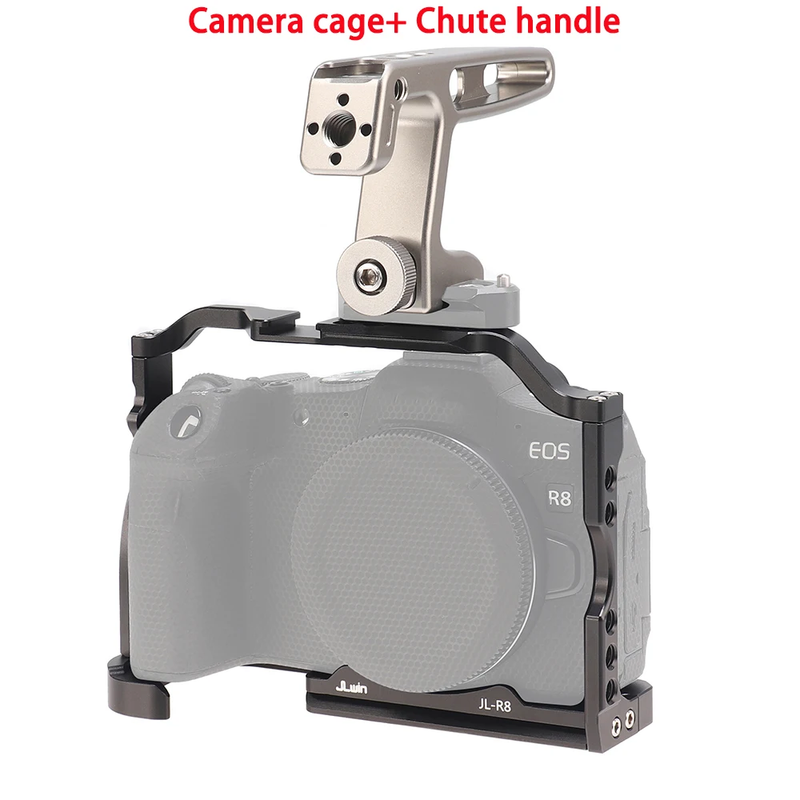 Camera Cage for Canon EOS R8 for EOS RP Portable Aluminum Alloy Cage ARRI 3/8''1/