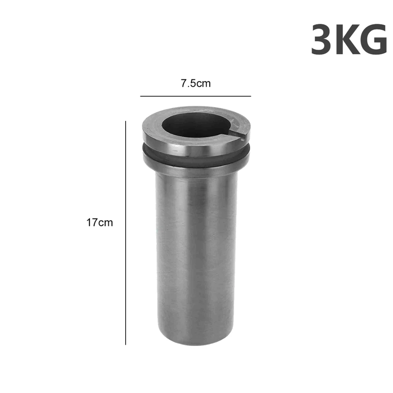 Graphite Crucibles for Metal Melting Casting Tool 1KG 2KG 3KG High-Temperature R