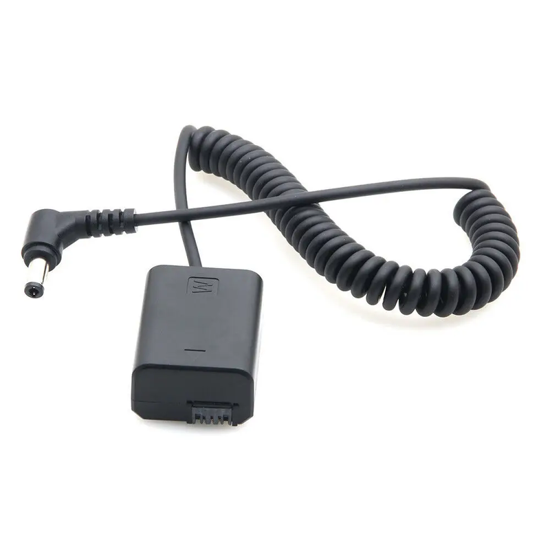 DC Coupler Dummy Battery Power Cable Adapter, Fit for Sony A7, A7R, A7S II, A510