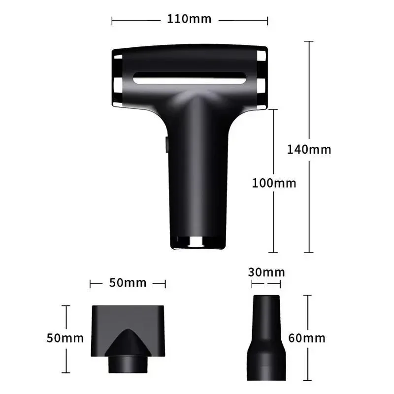 4 in 1 Wireless Hair Dryer Multifunctional Electric Air Duster Blower Travel Por