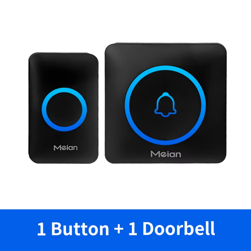 IP65 Waterproof Wireless Doorbell Smart Home Outdoor Door Bell 60 Ringtone 5 Vol