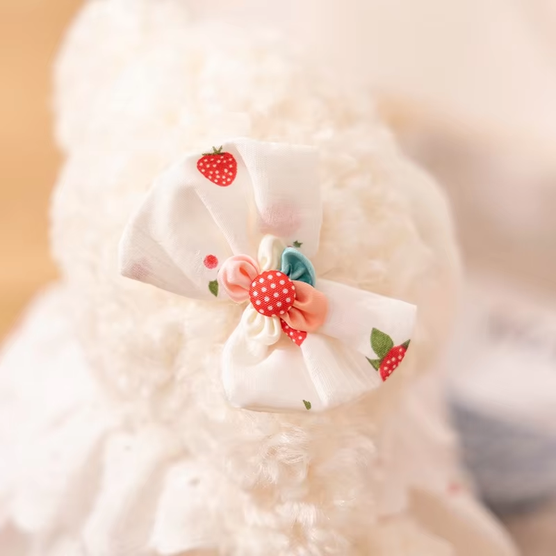 28CM Lovely Cartoon Princess Sheep Plush Doll Kawaii Fluffy Sheep Doll Wearing B