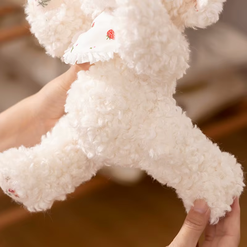 28CM Lovely Cartoon Princess Sheep Plush Doll Kawaii Fluffy Sheep Doll Wearing B