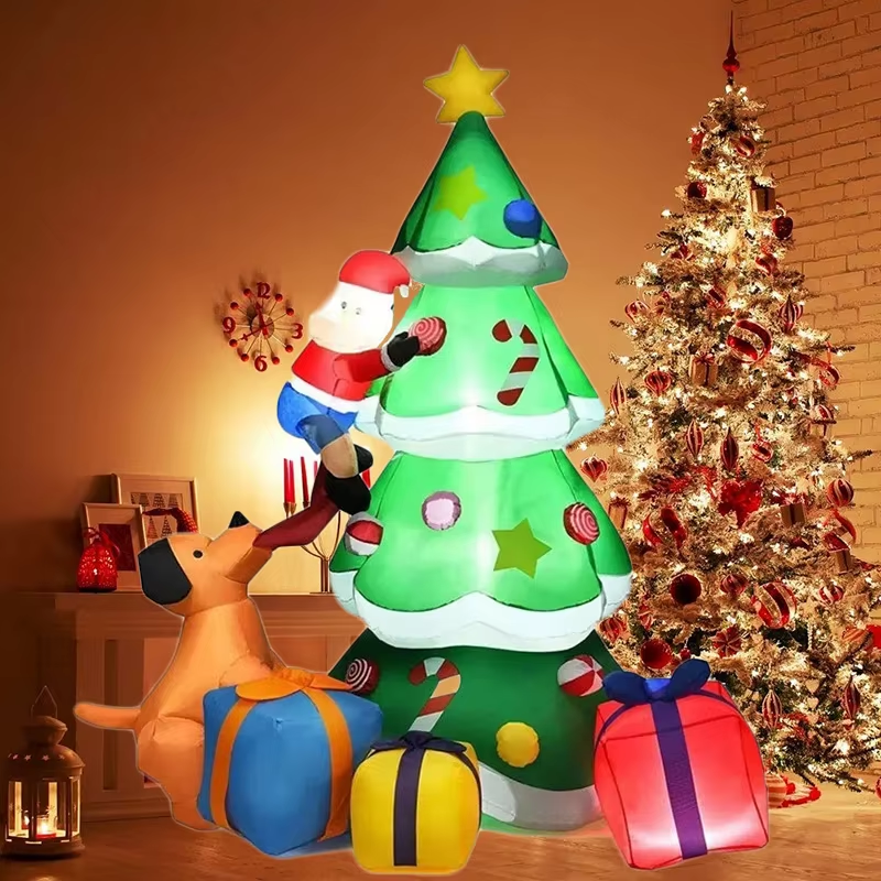 Christmas Tree 2.1M Giant Christmas Decoration Inflatable Toy Model Dog Santa Cl