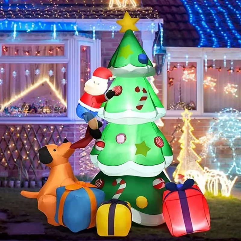 Christmas Tree 2.1M Giant Christmas Decoration Inflatable Toy Model Dog Santa Cl