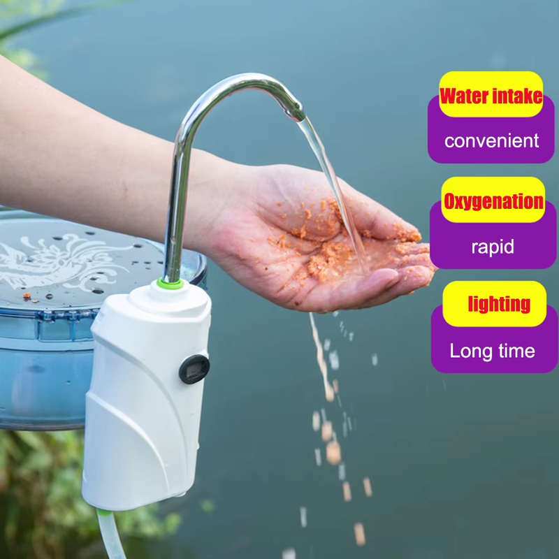 3 in 1 Hand-Washing Fishing Gear Portable Intelligent Sensor Water Oxygen Air Pu