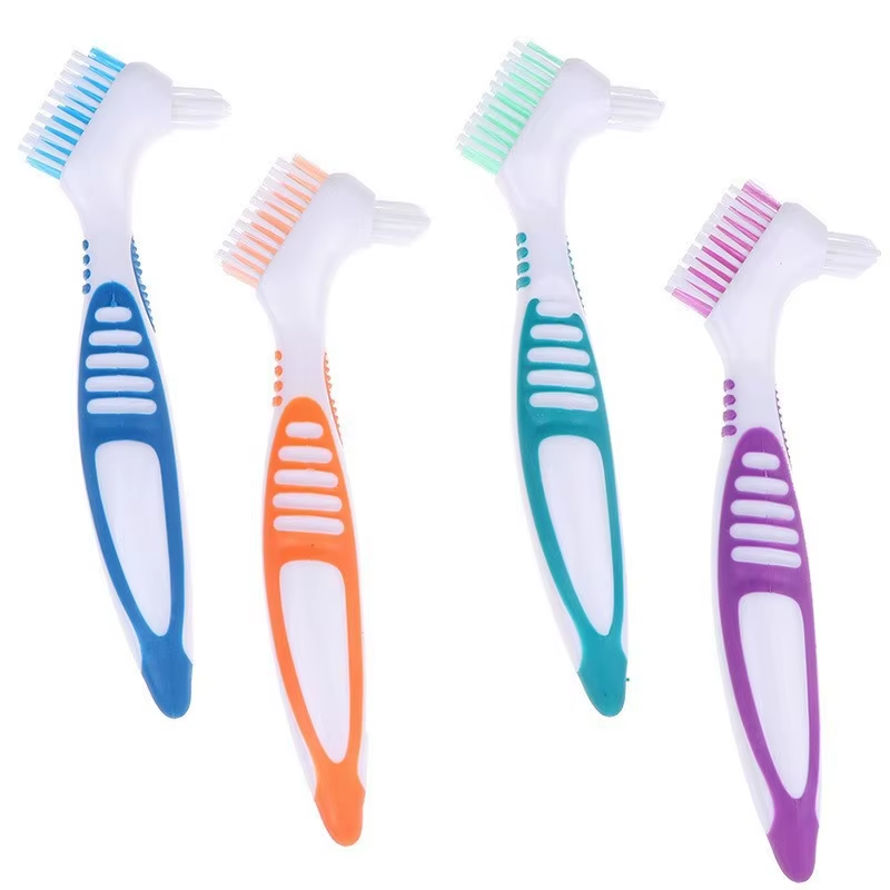 1Pc Denture Toothbrush Cleaning Brush Double Sided Denture Brush Invisible Brace