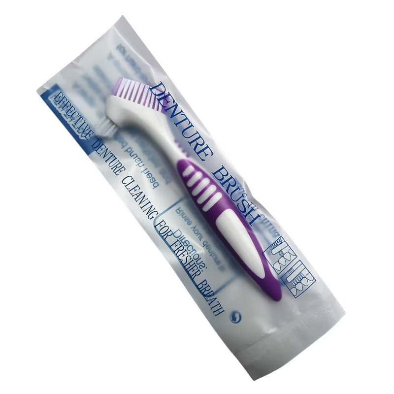 1Pc Denture Toothbrush Cleaning Brush Double Sided Denture Brush Invisible Brace