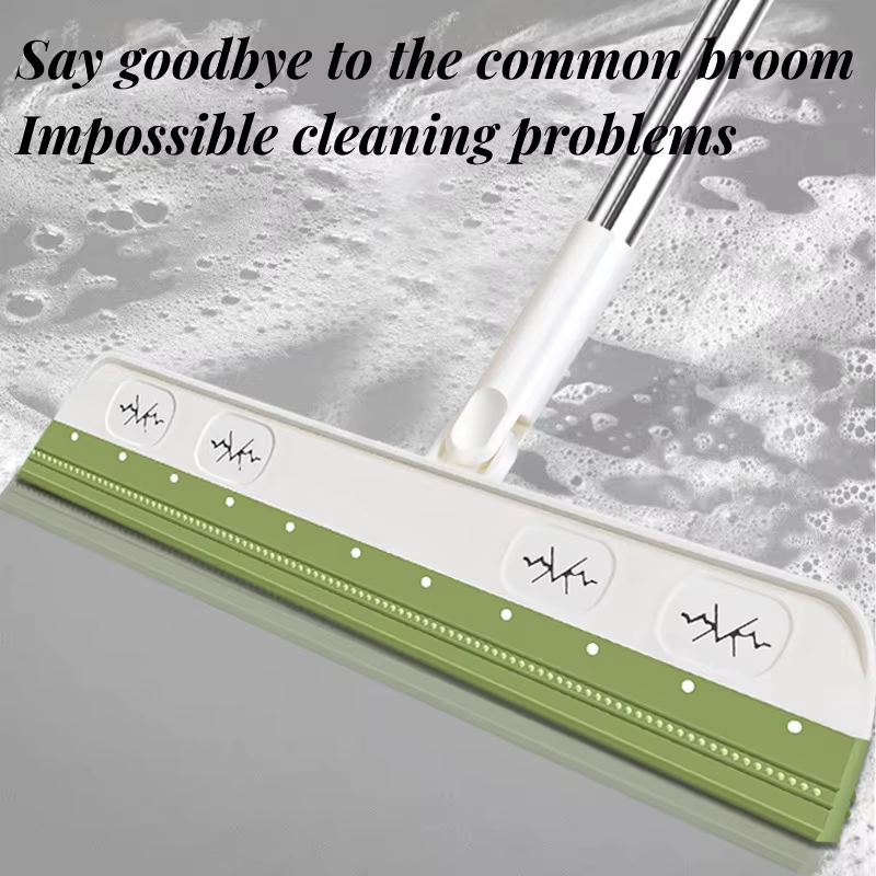 1Pc Magic Sweeper Dustless Scraper Sweep Bathroom Silicone Squeegee Sweeper Bath