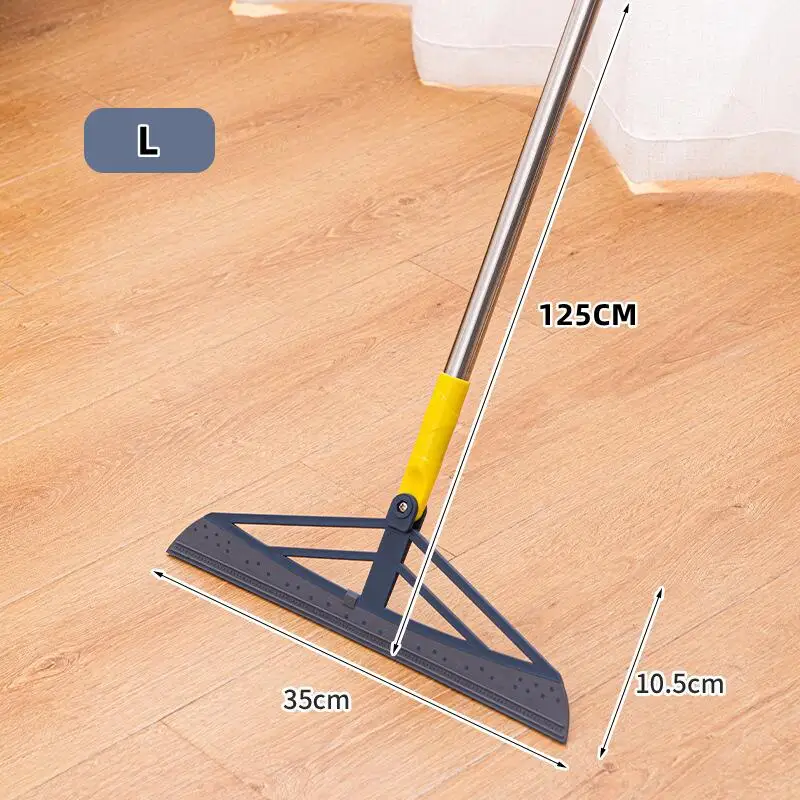 180 Rotatable Magic Rubber Broom Silicone Mop Hand Dust Brooms Home Floor Clean