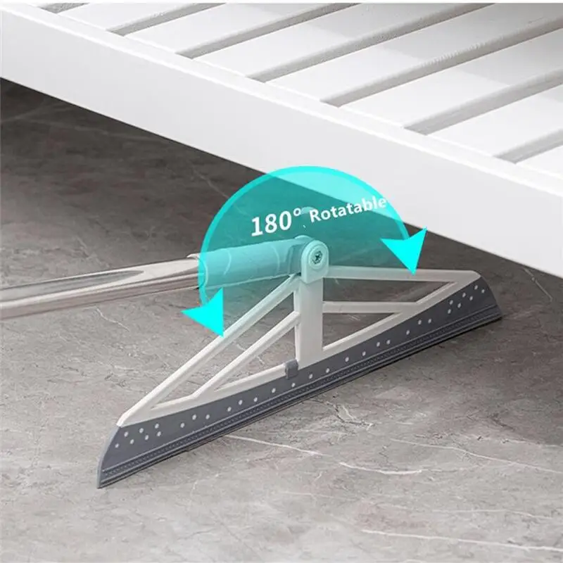 180 Rotatable Magic Rubber Broom Silicone Mop Hand Dust Brooms Home Floor Clean