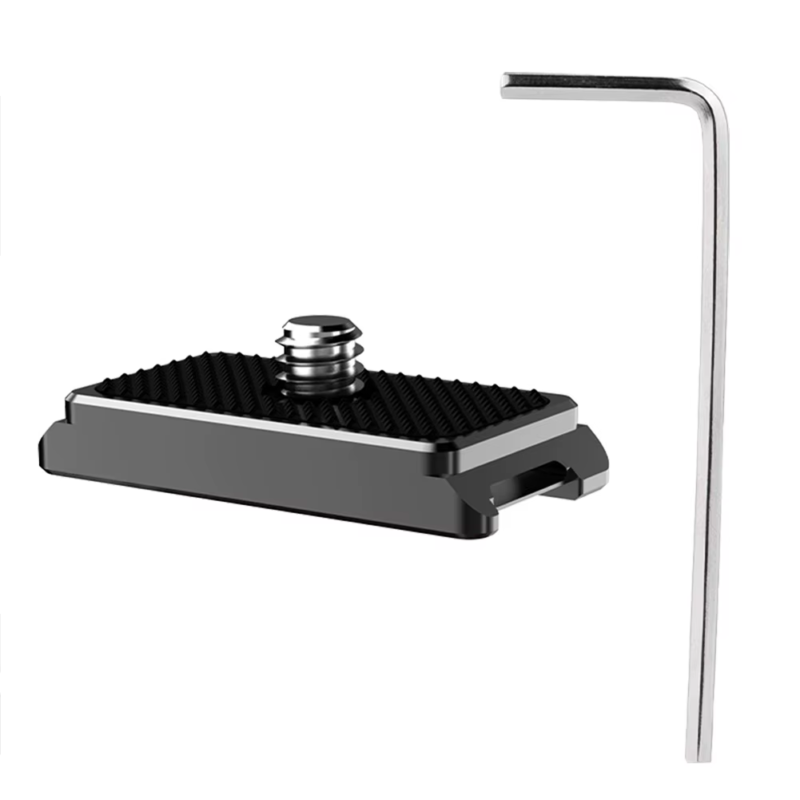 Quick Release Action Camera Tripod Adapter Mount Plate 1/4 Screw 1/4 Thread 2-Pr