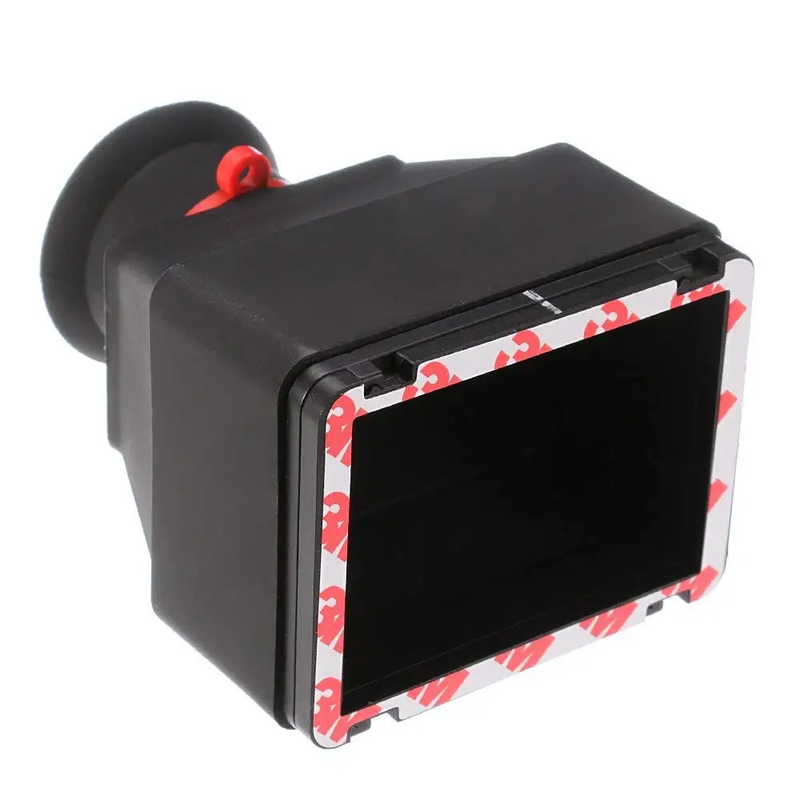 3.2'' 3X Universal LCD Viewfinder Extender with Neck Strap for 3.2 Inch LCD Monit