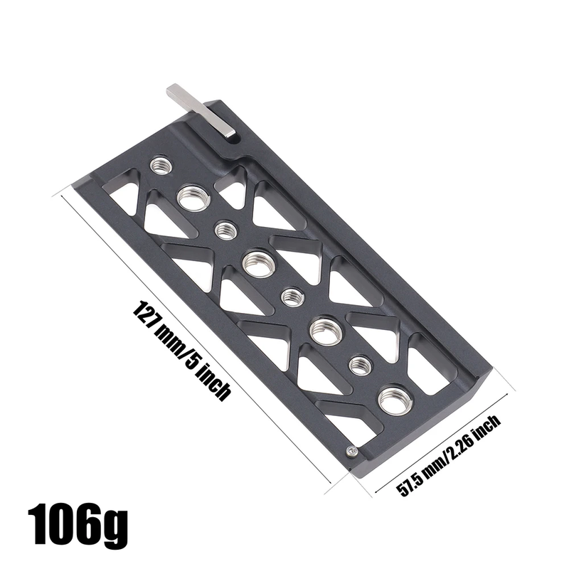 5/8/10 Inch Dovetail Plate with 3/8 1/4 Screw Hole for Tilta Standard Lightweigh