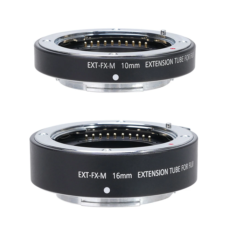 Auto Focus Macro Extension Tube 10Mm + 16Mm for Fujifilm Fuji FX Mount X-E3 X-E2