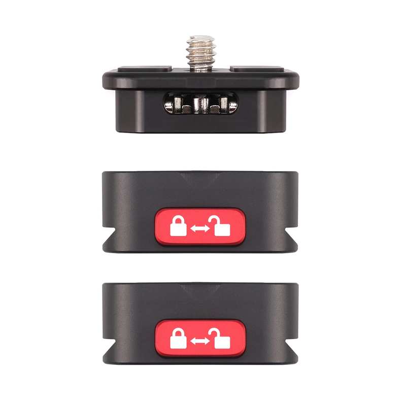 Camera Tripod Mount Claw Arca QR Plate Quick Release Clamp Kit for Canon/Sony/Ni