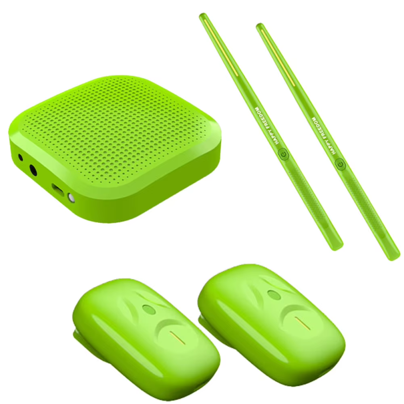 Air Drum with Drumsticks Portable Electronic Virtual Air Drum Drumsticks Pedals