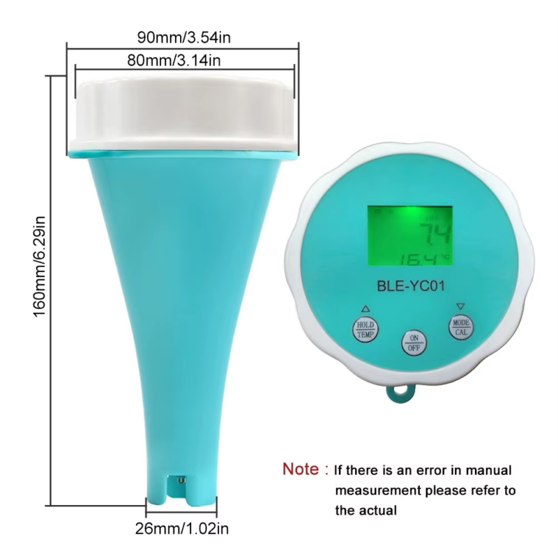 6 in 1 Smart Floating Swimming Pool Water Analyzer APP Online Monitor Water Qual