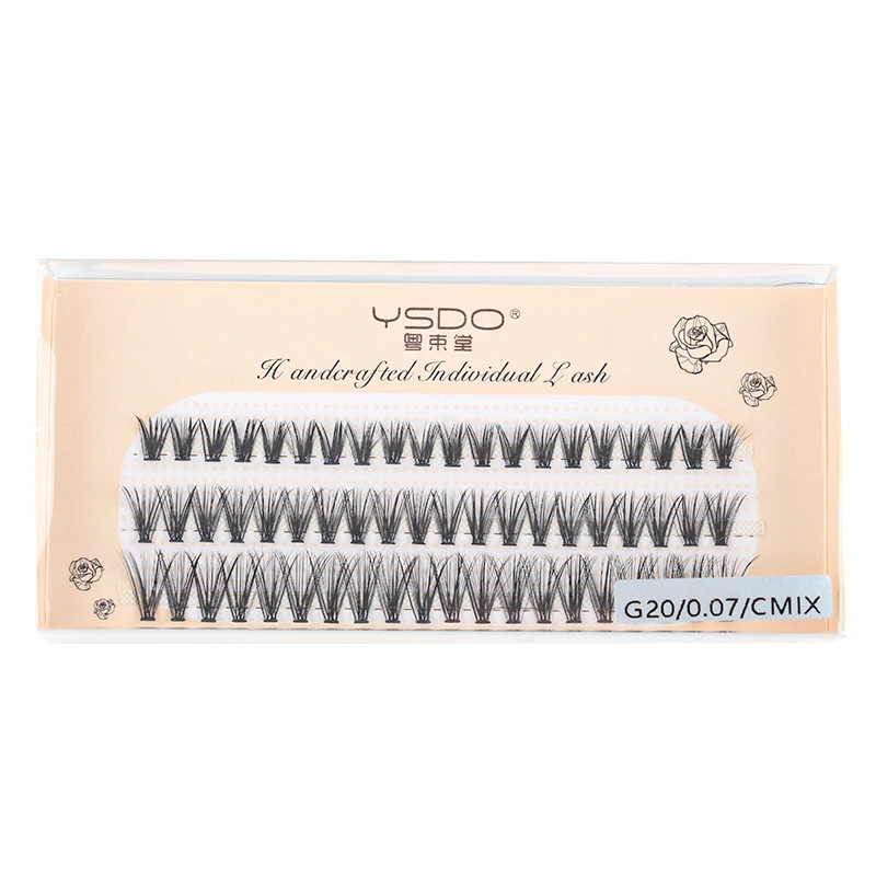 20D Mink Eyelashes Extension 60 Bundles Natural Eyelash 3D Fan Individual Lash C