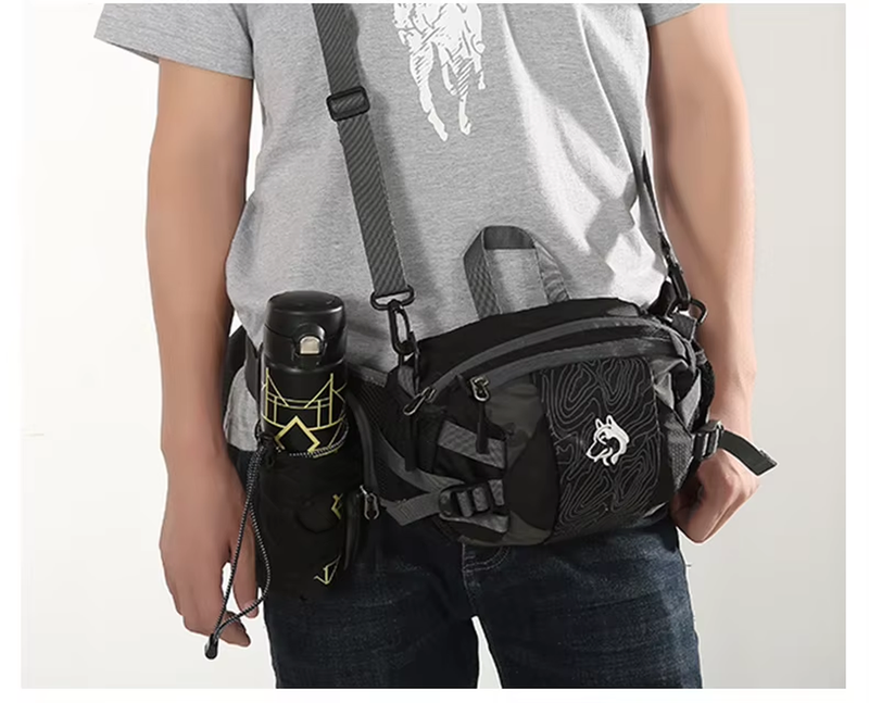CY2007 Newest Outdoor Sports Nylon 8L Running Waist Bag Cycling Mountaineering L