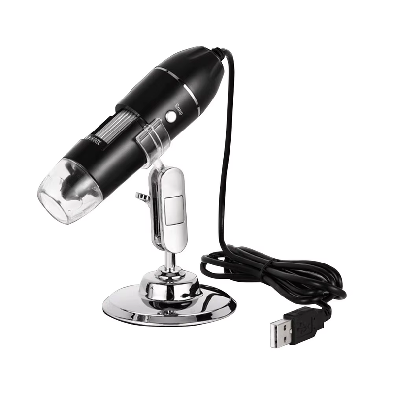 LED Magnifier Camera with Stand Portable Electronic Microscope 500X 1000X 1600X