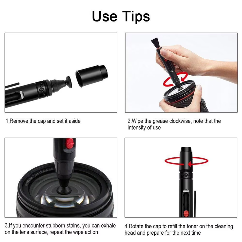 47Pcs Camera Cleaner Kit DSLR Lens Digital Camera Sensor Cleaning for Mobile PC