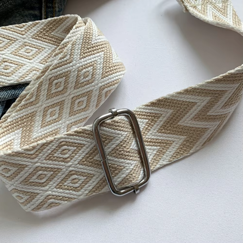 Corduroy Chest Bag Fashion Fanny Pack Wide Guitar Strap Stylish Crossbody Bag Mu