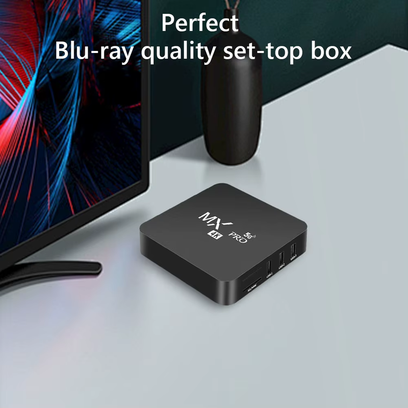 Android 12 Smart TV Box RK3228A Quad Core 2.4G&5G Dual Wif Home Video Player RAM