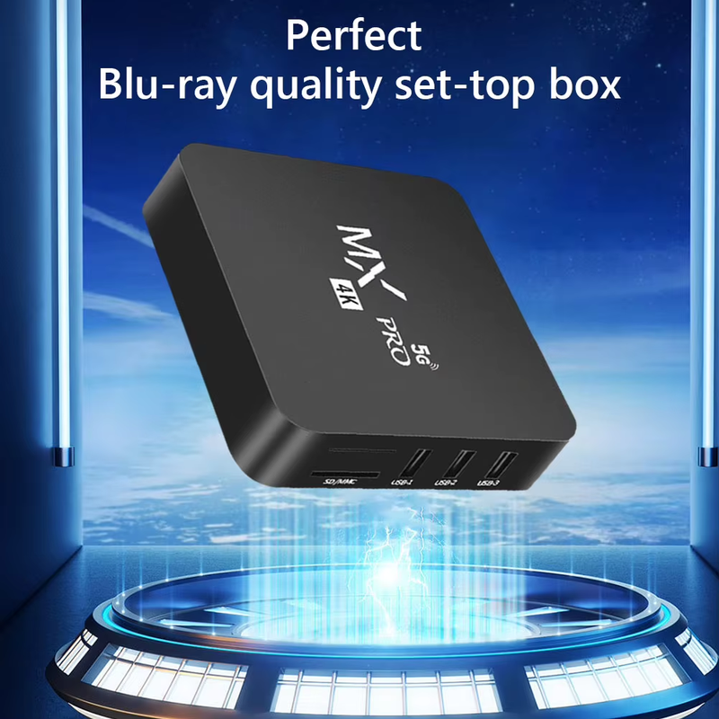 Android 12 Smart TV Box RK3228A Quad Core 2.4G&5G Dual Wif Home Video Player RAM