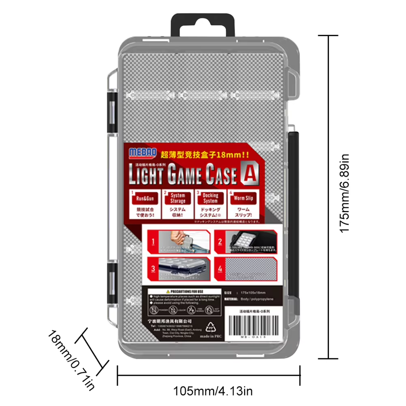 Portable Fishing Bait Box Waterproof Bait Lure Hook Boxes Compartments Shockproo