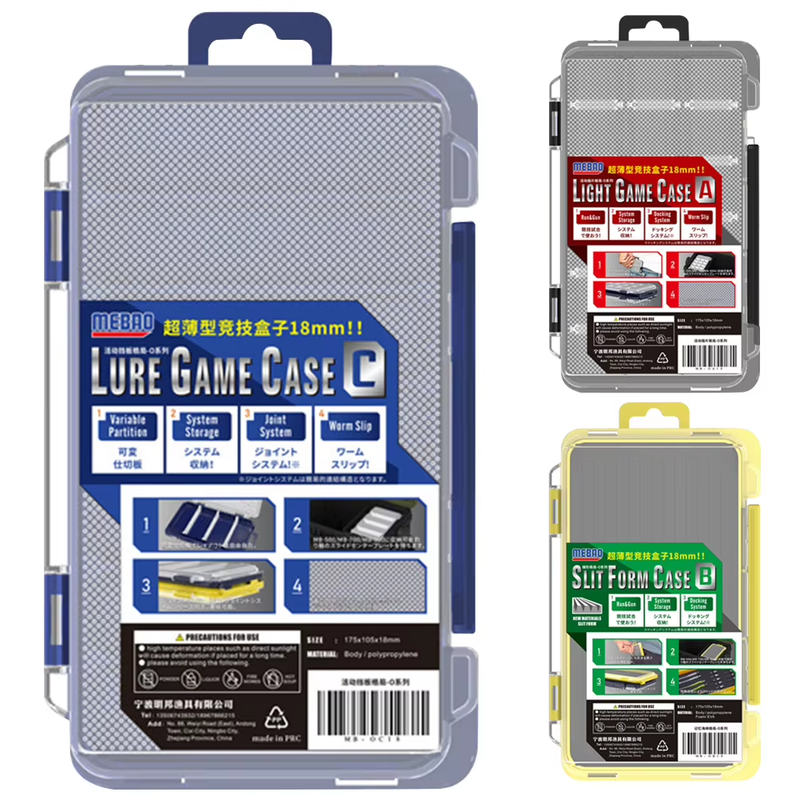 Portable Fishing Bait Box Waterproof Bait Lure Hook Boxes Compartments Shockproo