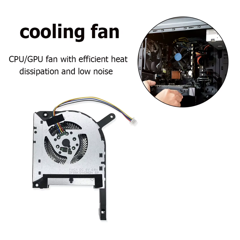 GPU CPU Fan Radiator for ASUS TUF Gaming FX505/A15 FA506IU for Asus TUF Gaming F