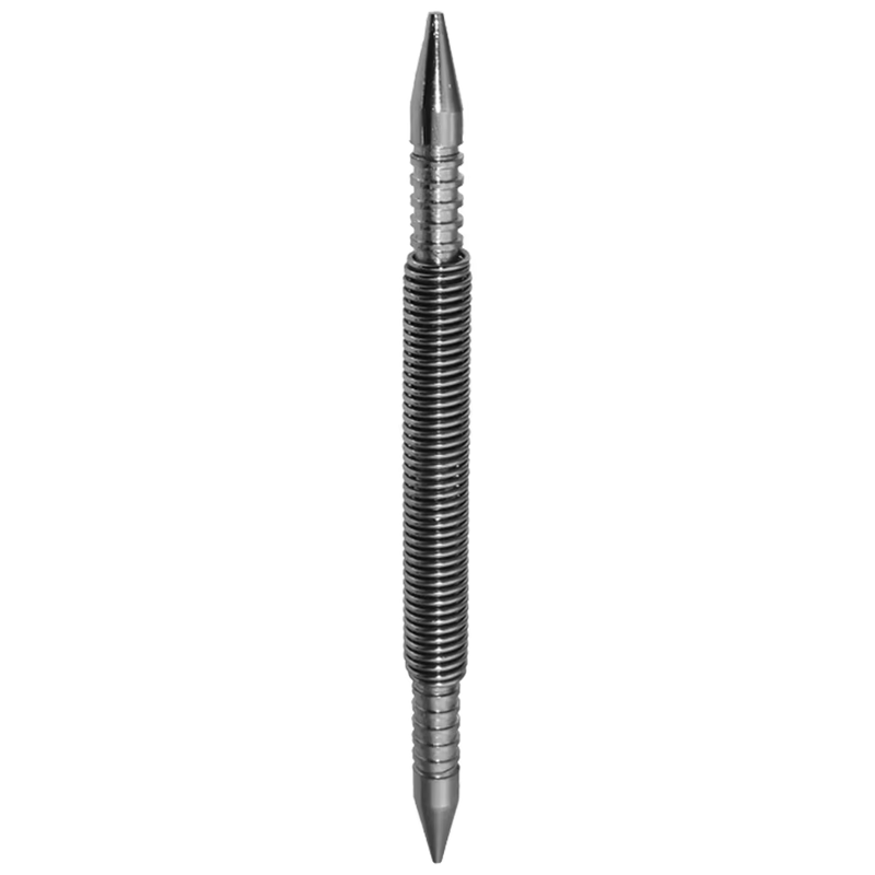 1/2Pcs Spring Tool Hammerless Nail Set Double Head 1/16&3/32Inch Spring Loaded M
