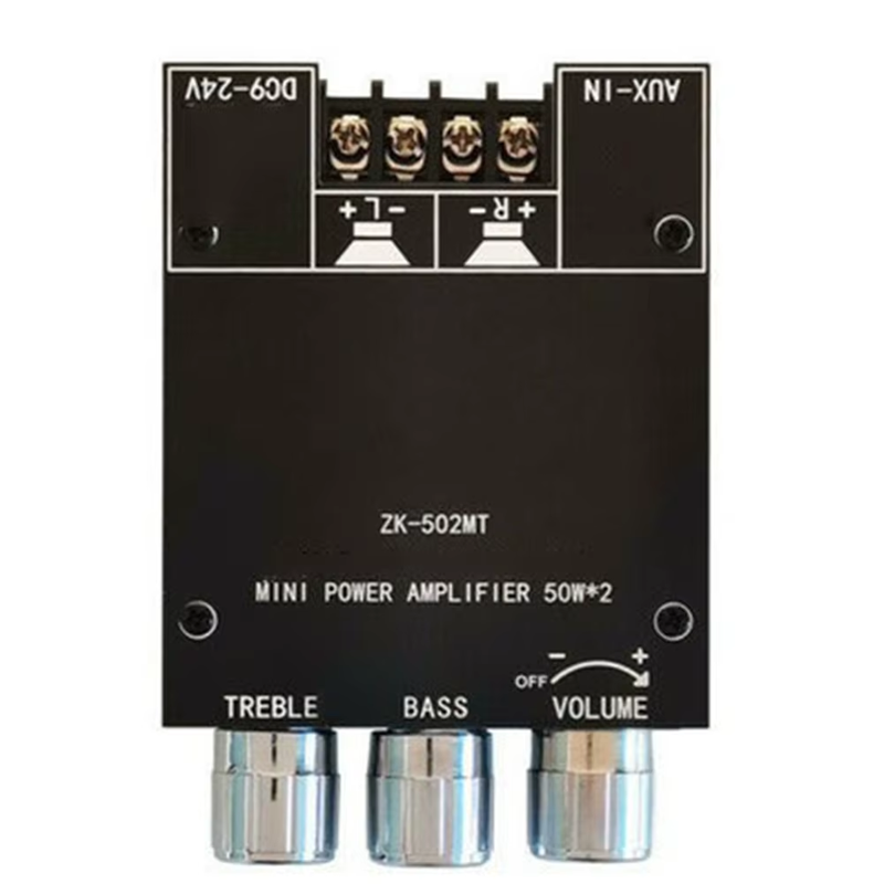 2X50W 2.0 Channel Stereo Subwoofer Amplifier Board with Accessories Bag Bluetoot