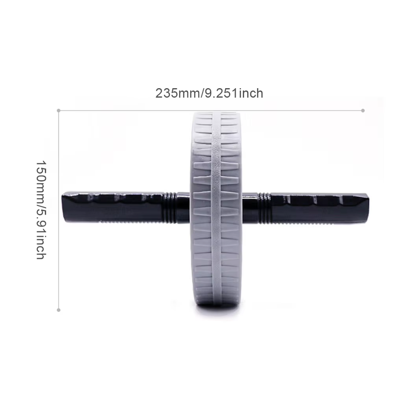 Workout AB Roller Wheel Non-Slip Abdominal Roller No Noise Abdominal Trainer Abd