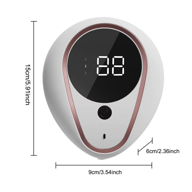 Automatic Wall Mount Hand Sanitizer Machine Infrared Sensor Rechargeable Foam De