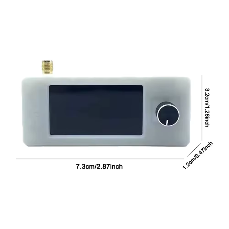 SI4732 0.5-108Mhz Portable Radio LSB USB AM FM FM/AM Radio 1.9Inch IPS Screen Al
