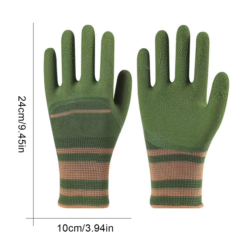 1-10Pairs Gardening Gloves Thorn Proof Rose Pruning Garden Glove Unisex Breathab