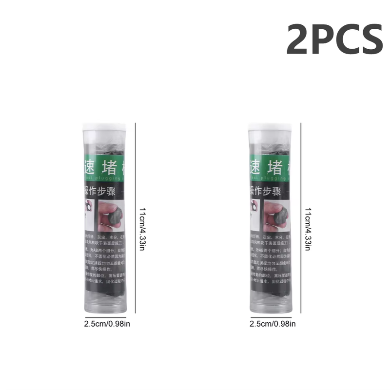 2Pcs Epoxy Putty Stick 40/120Ml Fast Repair Epoxy Glue Permanent Bonding Repair