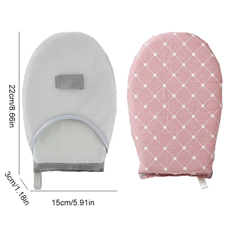 Fabric Handheld Ironing Board Heat Resistant Garment Steamer Ironing Gloves anti