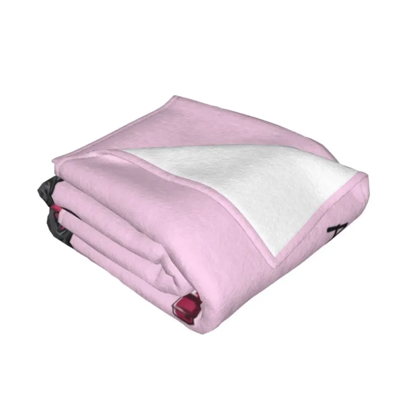 Staffordshire Bull Terrier and Wine Funny Dog Blankets Warm Flannel Pet Puppy Lo