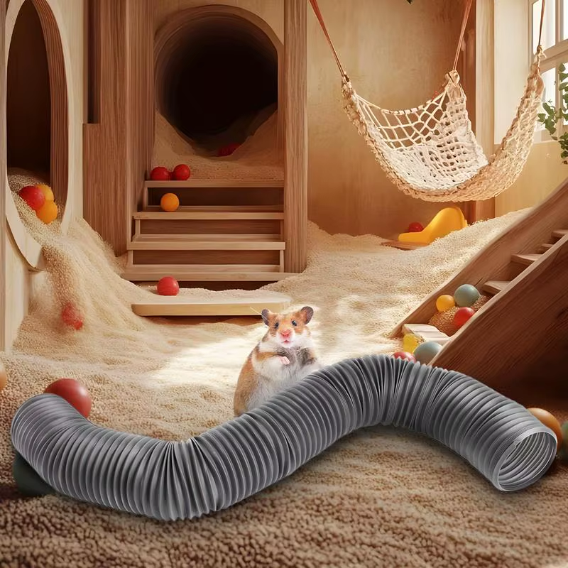 Hamster Tunnel Pet Mice Training Tunnel Lightweight Fun Accessories for Small An