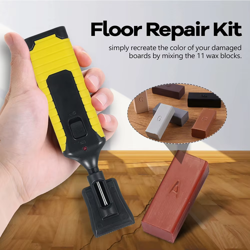 24Pcs Hardwood Floor Repair Kit Wood Touch up Markers Multi-Function Wood Furnit