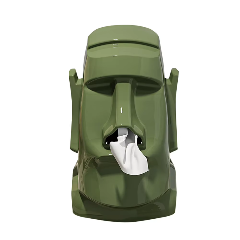 Creative Stone Figure Tissue Box Glasses Holder Headphone Stand Paper Towel Box