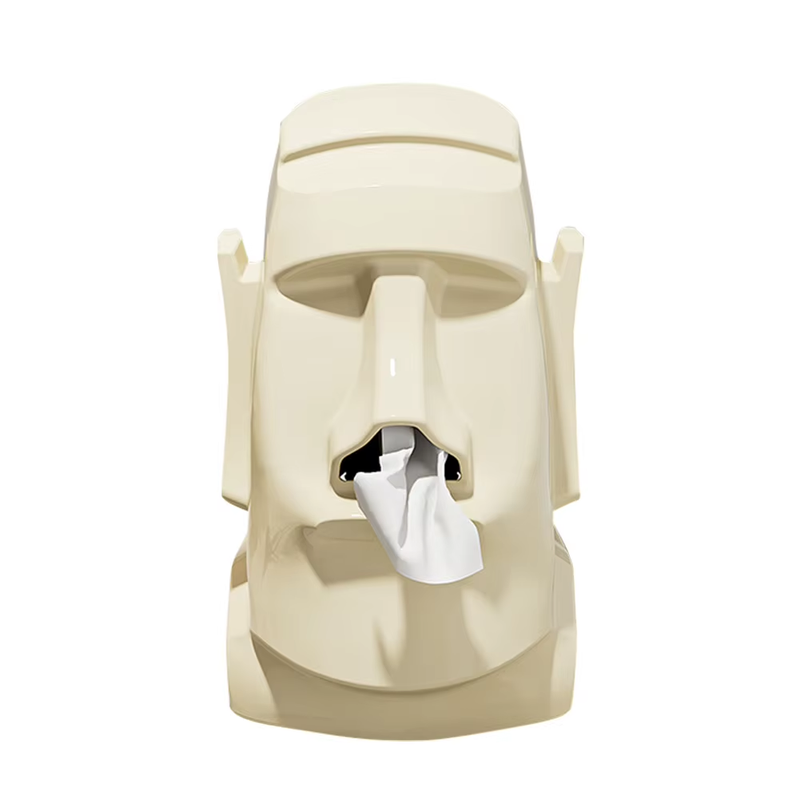 Creative Stone Figure Tissue Box Glasses Holder Headphone Stand Paper Towel Box