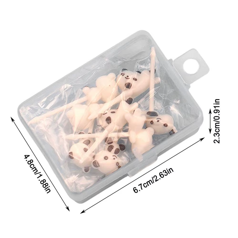 Kids Food Picks Cute Appetizer Forks Cartoon Snack Toothpick for Fruits Appetize