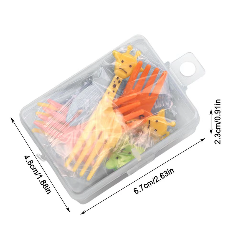 Kids Food Picks Cute Appetizer Forks Cartoon Snack Toothpick for Fruits Appetize