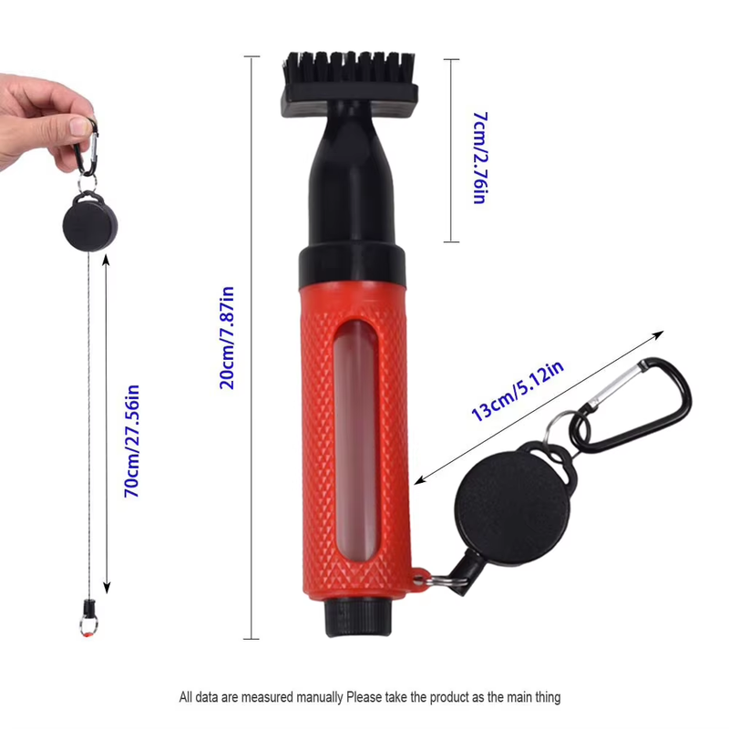 Golf Club Cleaner Brush Golf Cleaning Brush Leak Proof Golf Club Groove Cleaner